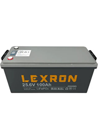 LEXRON 25,6 V 100 AH LİTYUM AKÜ