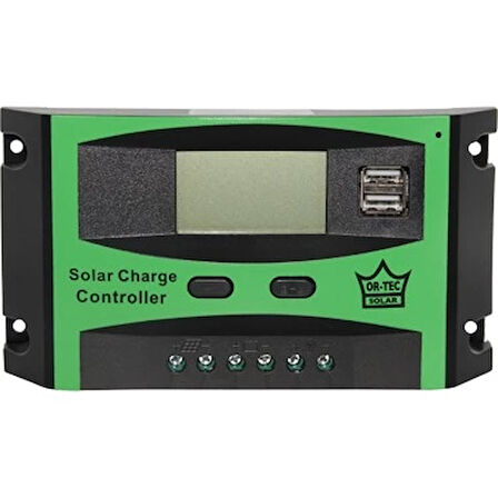OR-TEC PWM 20A Şarj Kontrol Cihazı