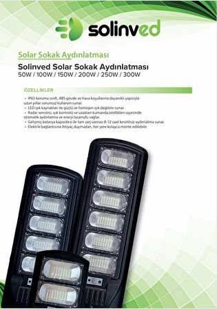 Solinved 300W Solar Aydınlatma