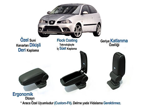 SEAT IBIZA 6L  ARACA ÖZEL KOL DAYAMA VİDASIZ KOLÇAK 2002 2003 2004 2005 2006 2007 2008