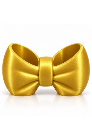 Fiyonk Tasarımlı Makyaj Organizeri 16x10 cm – Kozmetik ve Makyaj Malzemeleri Düzenleyici - Gold