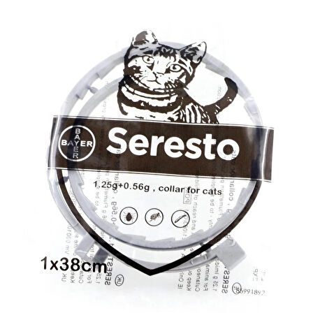 SERESTOO KÜÇÜK IRK KÖPEK VE KEDİ PİRE TASMASI 38 CM KUTUSUZ
