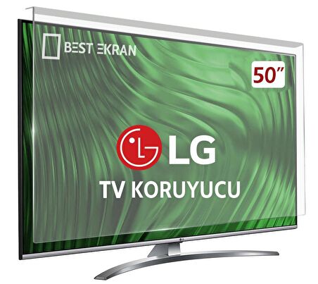 LG 50UT81006LA Tv Ekran Koruyucu - Lg 50" inç Kırılmaz Ekran Koruma paneli camı