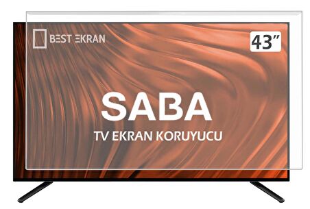SABA SB43400 TV EKRAN KORUYUCU - Saba 43" inç 109 Ekran Koruyucu SmartWebos