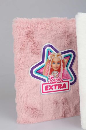 LİSANSLI BARBIE PELUŞ HATIRA DEFTERİ