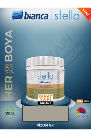 Stella 2024 Renk Yeni Su Bazlı Boyalar 500Ml