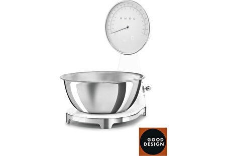 Smeg 50's Style Retro KSF01 Beyaz Analog Mutfak Tartısı