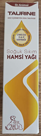 Dr. Animal Taurine Soğuk Sıkım Hamsi Yağı