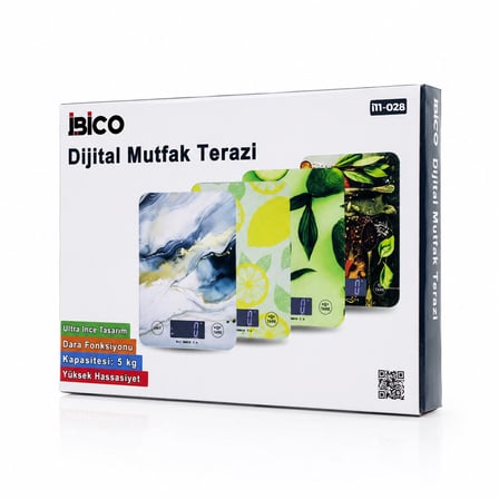 CAM MUTFAK TARTISI TERAZİ LCD EKRAN 5KG/1GR PİLLİ GR/OZ/ML/IB ÖLÇÜM İ11-028 (5566)