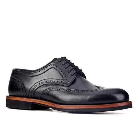 Cabani Motifli Oxford Erkek Ayakakkabı  583171 Siy