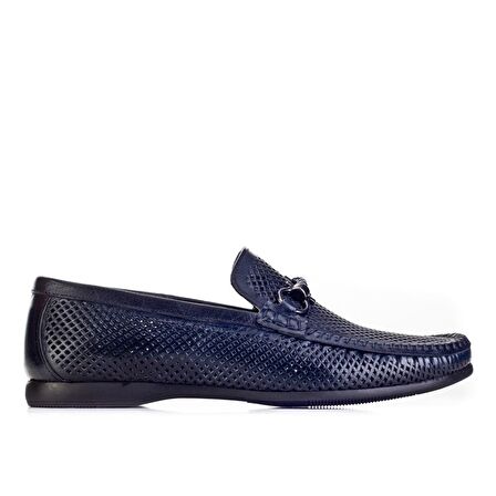 Cabani Erkek Lazer Detaylı Toka Aksesuarlı Loafer 
