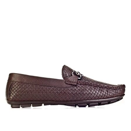 Cabani Erkek Lazer Detaylı Loafer Günlük Ayakkabı 