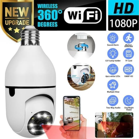 WiFi Panoramik Kamera 360 Derece Kablosuz Kamera (5492)