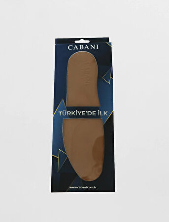 Cabani Deri Kaplamalı Hardal Erkek Tabanlık