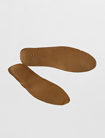 Cabani Deri Kaplamalı Hardal Erkek Tabanlık