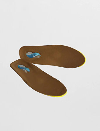 Cabani Jel Destekli Deri Hardal Erkek Tabanlık