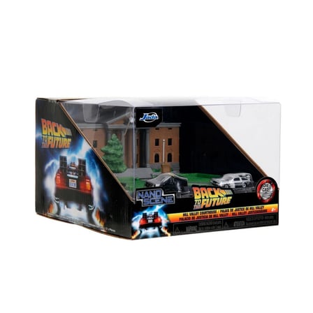 Geleceğe Dönüş Saat Kulesi Nano Sahnesi Diorama Modellemesi