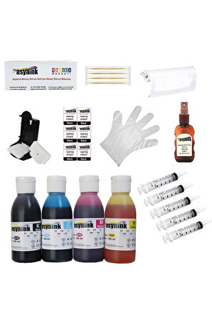 Hp 337 / 343 Uyumlu 4x100ml Muadil Kartuş Dolum Seti