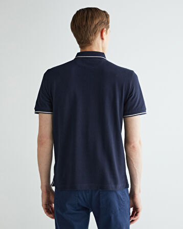 GANT Erkek Lacivert Regular Fit Polo