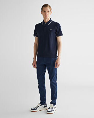 GANT Erkek Lacivert Regular Fit Polo