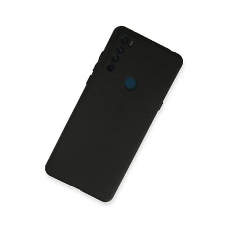 TCL 20 SE Kılıf First Silikon - Siyah