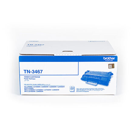 Brother TN-3467 12000 Sayfa Kapasiteli Siyah Toner