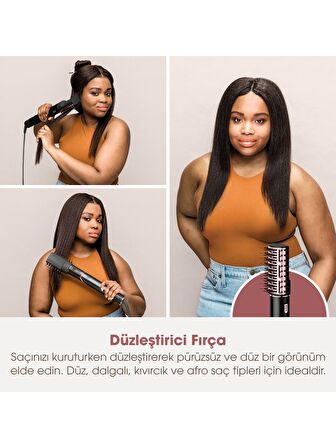 Shark FlexStyle 5-in-1 Saç Kurutma & Şekillendirme Sistemi – Black/Rose Gold