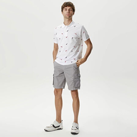 Nautica Erkek Gri Bermuda