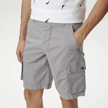 Nautica Erkek Gri Bermuda