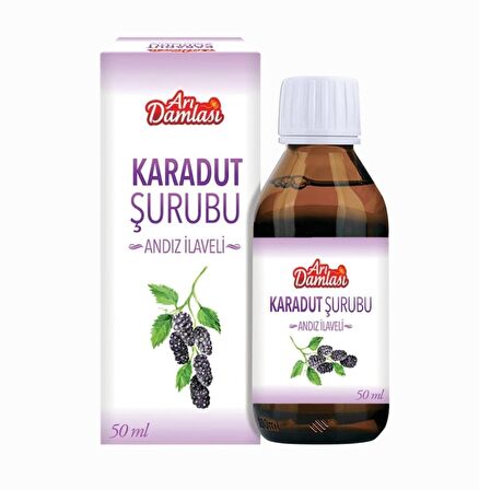 ARI DAMLASI KARADUT ŞURUBU ANDIZ İLAVELİ 50ML