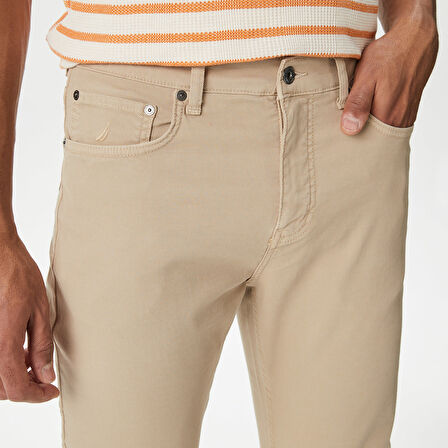 Nautica Erkek Bej Slim Fit Pantolon