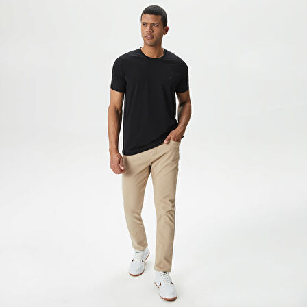 Nautica Erkek Siyah Standart Fit T-Shirt