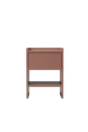 Almo Tek Çekmeceli Komodin Mocha Mousse