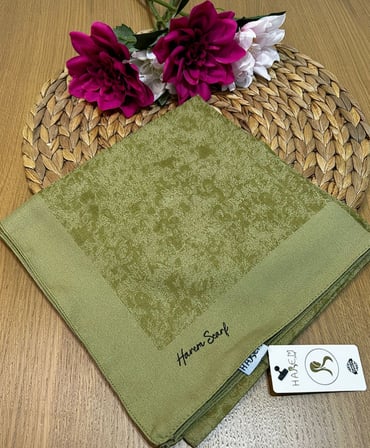 Harem Scarf Gold Silvia Eşarp Yağ Yeşili