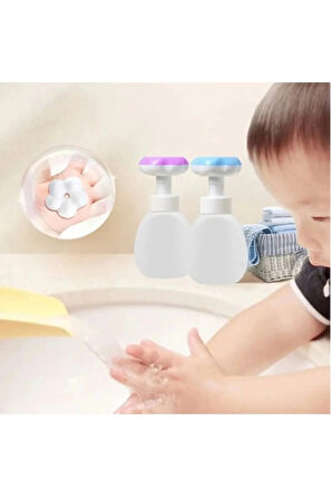 Çiçek Şekilli Köpük Verici Sıvı Sabunluk 300 Ml El Köpük Dağıtıcı 86536845
