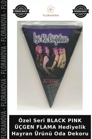 Özel Seri BLACK PINK ÜÇGEN FLAMA Hediyelik Hayran Ürünü Oda Dekoru