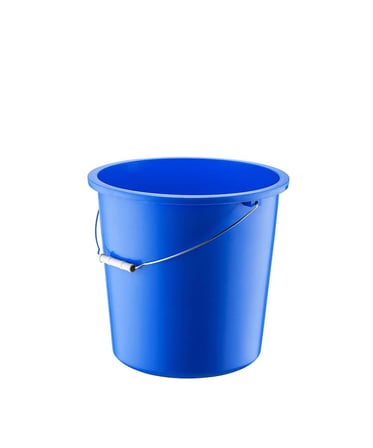 Premium Depo Kovası Yuvarlak Kap Su Kabı Kapaksız Kova 21 Lt No 4