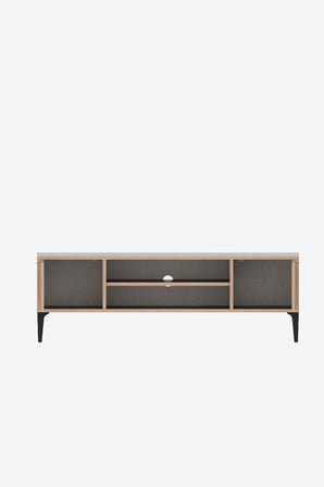 Arden 2 Kapaklı Tv Ünitesi 140 cm Beyaz – Modern Tasarım