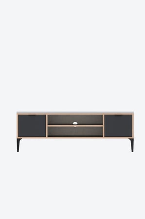 Arden 2 Kapaklı Tv Ünitesi 140 cm Beyaz – Modern Tasarım