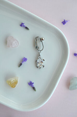 Kaplumbağa Figürlü Deliksiz Göbek Piercingi