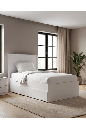 Terra Yavru Karyola 90*190 Y:27 G:200 D:96 / Beyaz