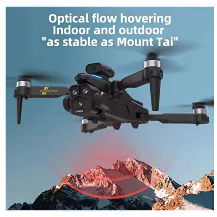 Ozmik C10S Kamera Özellikli Drone  FPV Yeni Başlayanlar ve Çocuklar İçin Katlanabilir Drone 3D