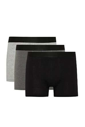 DeFacto Regular Fit 3'lü Boxer K7635AZ24SMBK27