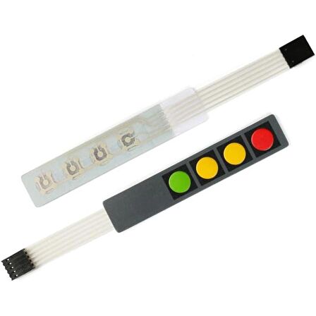 12V 1X4 Membrane Matrix Tuş Takımı