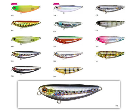 Zipbaits Fakie Dog 50mm WDT Su Üstü 5gr LRF Sahtesi 849