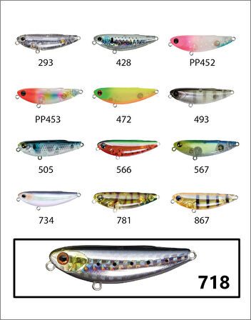 Zipbaits Fakie Dog 50mm WDT Su Üstü 5gr LRF Sahtesi 849