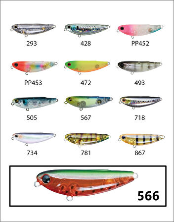 Zipbaits Fakie Dog 50mm WDT Su Üstü 5gr LRF Sahtesi 849