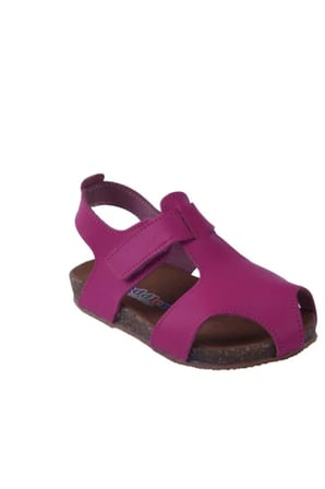 Fuşya  Mantar Taban Sandalet 23-25
