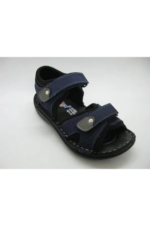 Erkek Çocuk Lacivert Doğal Deri Spor Sandalet 26-30 01314