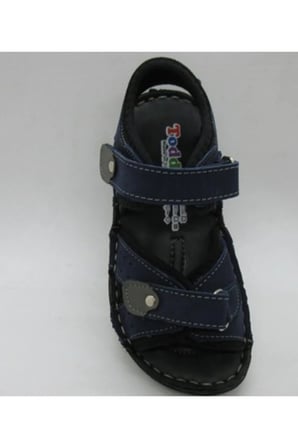 Erkek Çocuk Lacivert Doğal Deri Spor Sandalet 26-30 01314